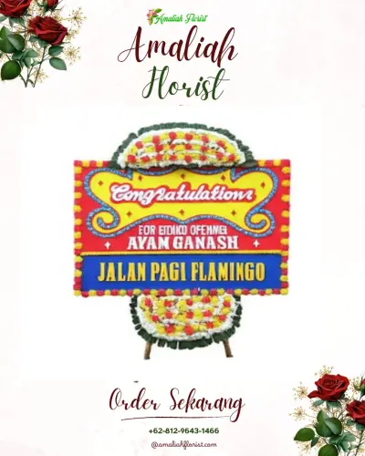 Bunga Papan Congratulation di Magelang
